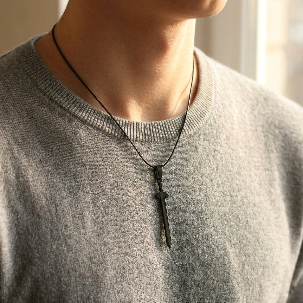 Çelik Kolye - Modern ve Şık Tasarım