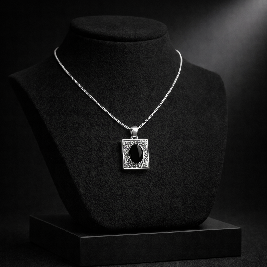 Kişiye Özel Baskılı Çelik Kolye - İsim ve Mesaj