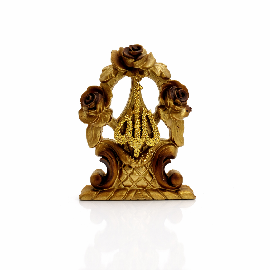 Allah ve Muhammed Yazılı Dekoratif Biblo