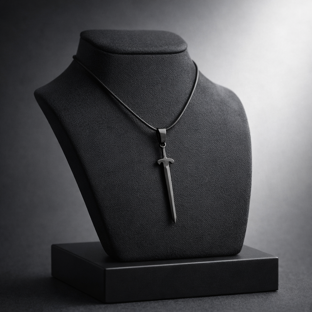 Çelik Kolye - Modern ve Şık Tasarım
