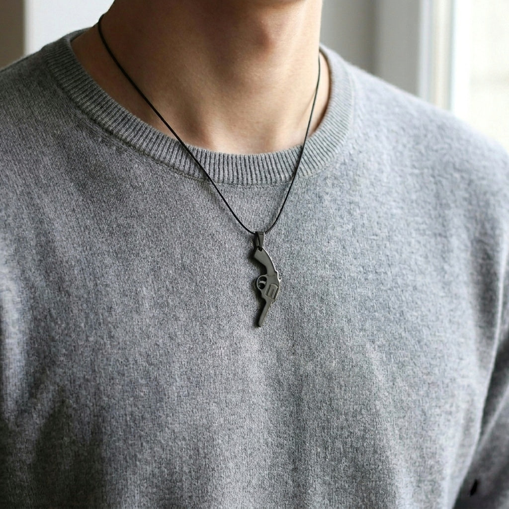 Kişiye Özel Çelik Kolye - İsim Yazılabilir