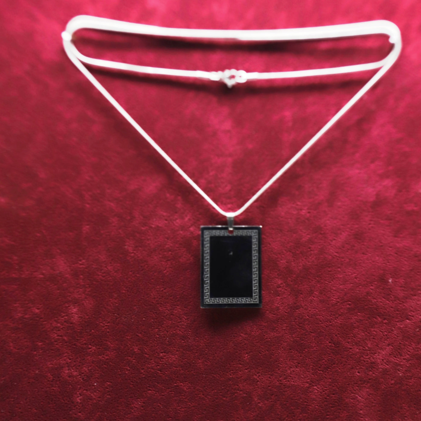 Kişiye Özel Çelik Kolye - İsim, Fotoğraf, Tarih