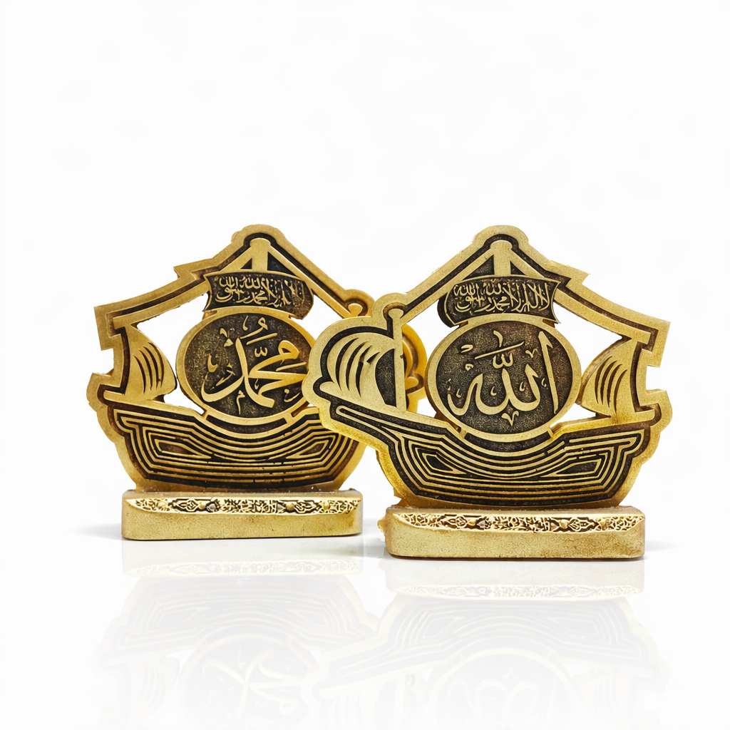 allah,muhammed yazılı biblo