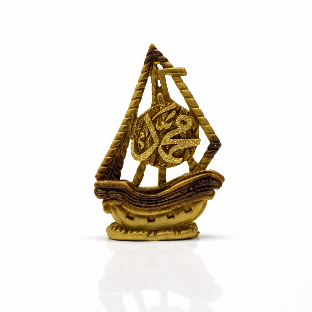 Allah ve Muhammed Yazılı Dekoratif Biblo