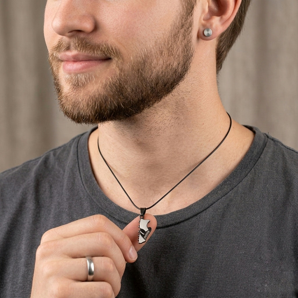 Kişiye Özel Çelik Kolye