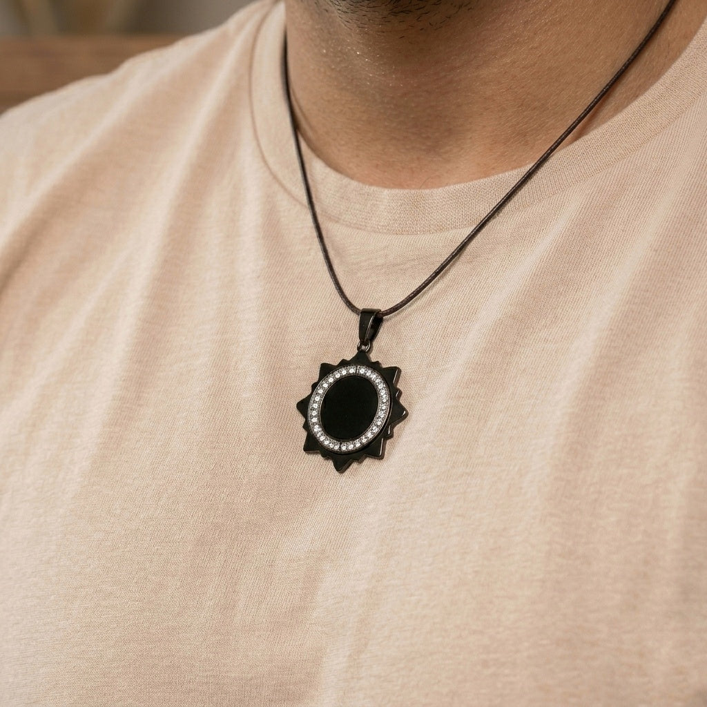 Kişiye Özel Renkli Çelik Kolye - İsim ve Mesaj Yazılabilir