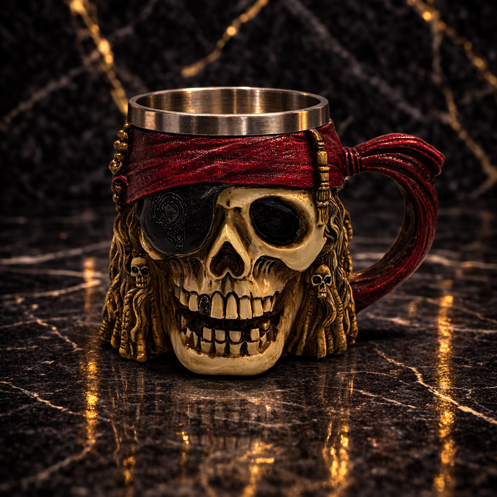 Korsan Kafası Bardak