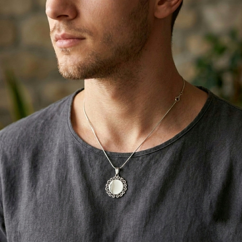 Kişiye Özel Çelik Kolye