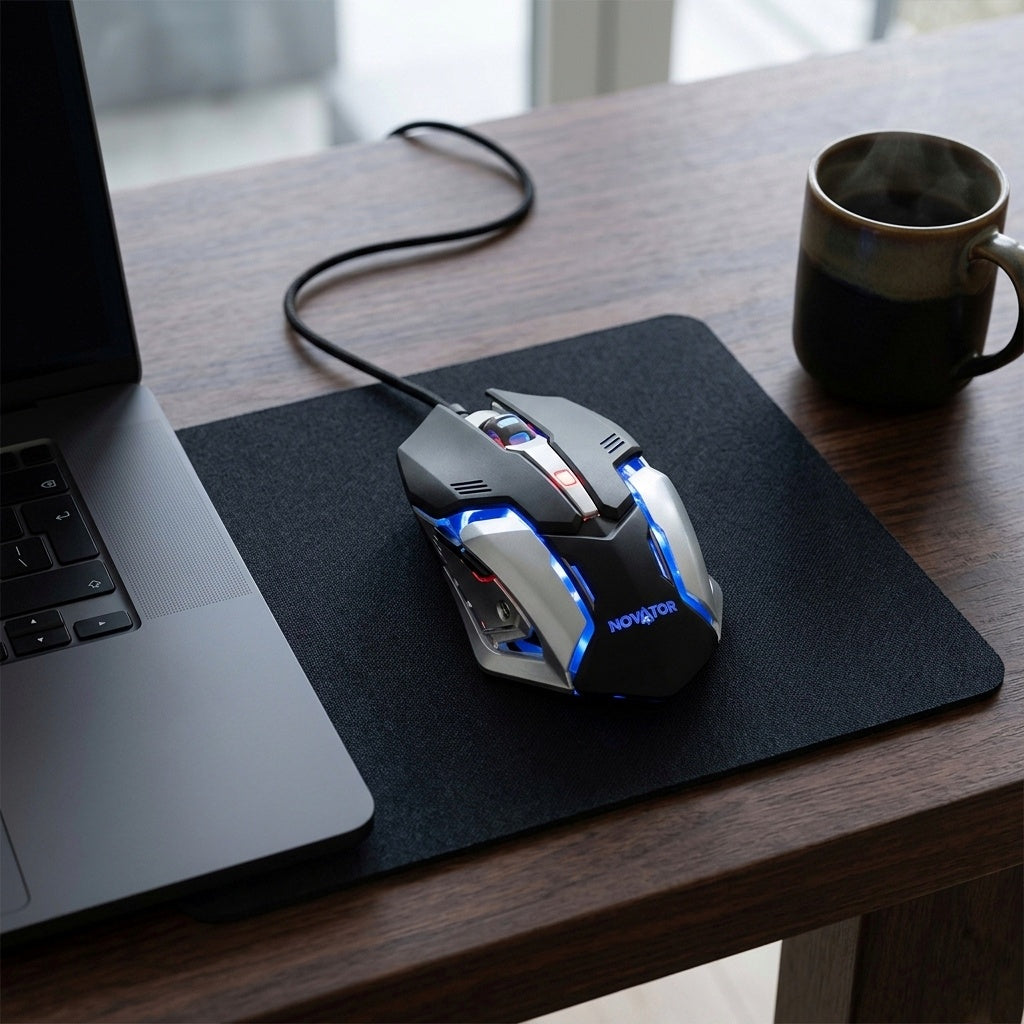 Novator N101 Gaming Mouse – Yüksek Hassasiyetli Oyuncu Faresi