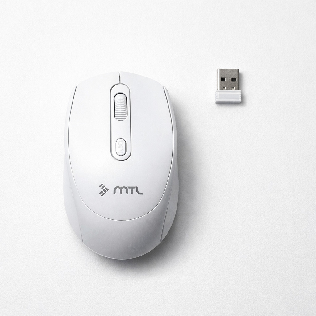MTL Silent Button Wireless & Bluetooth Mouse – Sessiz Kablosuz Fare