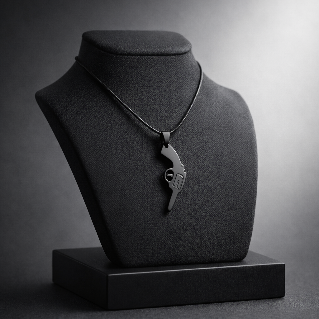 Kişiye Özel Çelik Kolye - İsim Yazılabilir