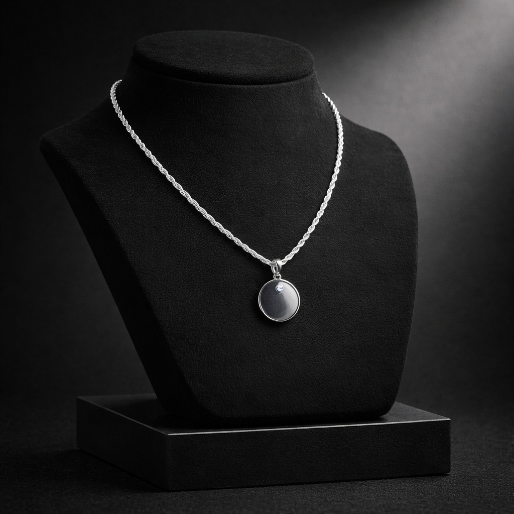 Kişiye Özel Çelik Kolye - İsimli Tasarım